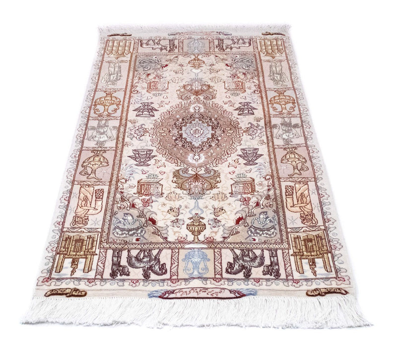 Perserteppich - Täbriz - Royal 134 x 75 cm - beige