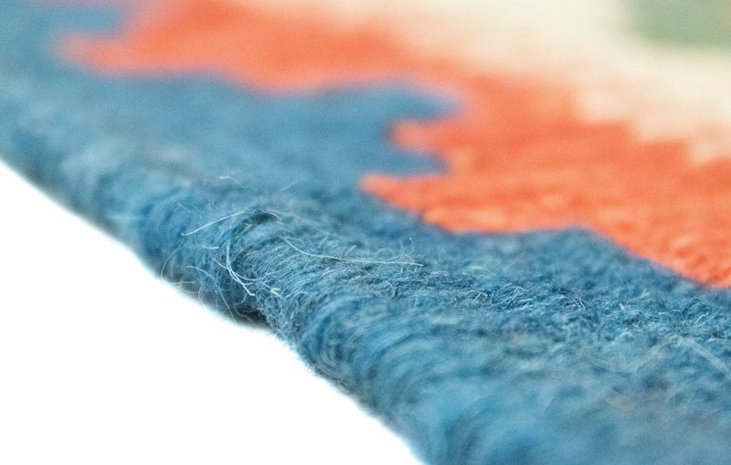 Kelim Teppich - Splash 90 x 60 cm - mehrfarbig