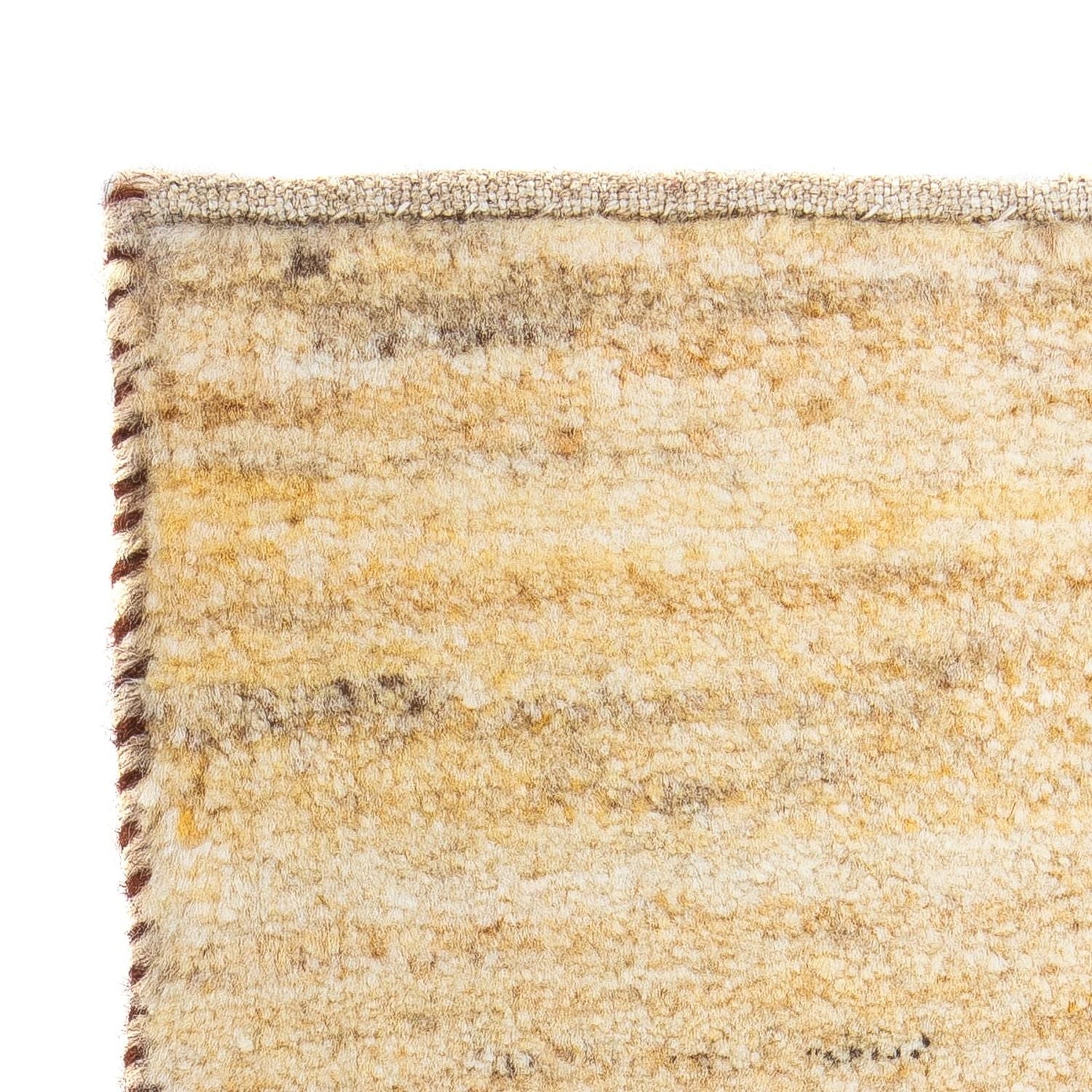 Gabbeh Teppich - Loribaft Perser 60 x 40 cm - beige