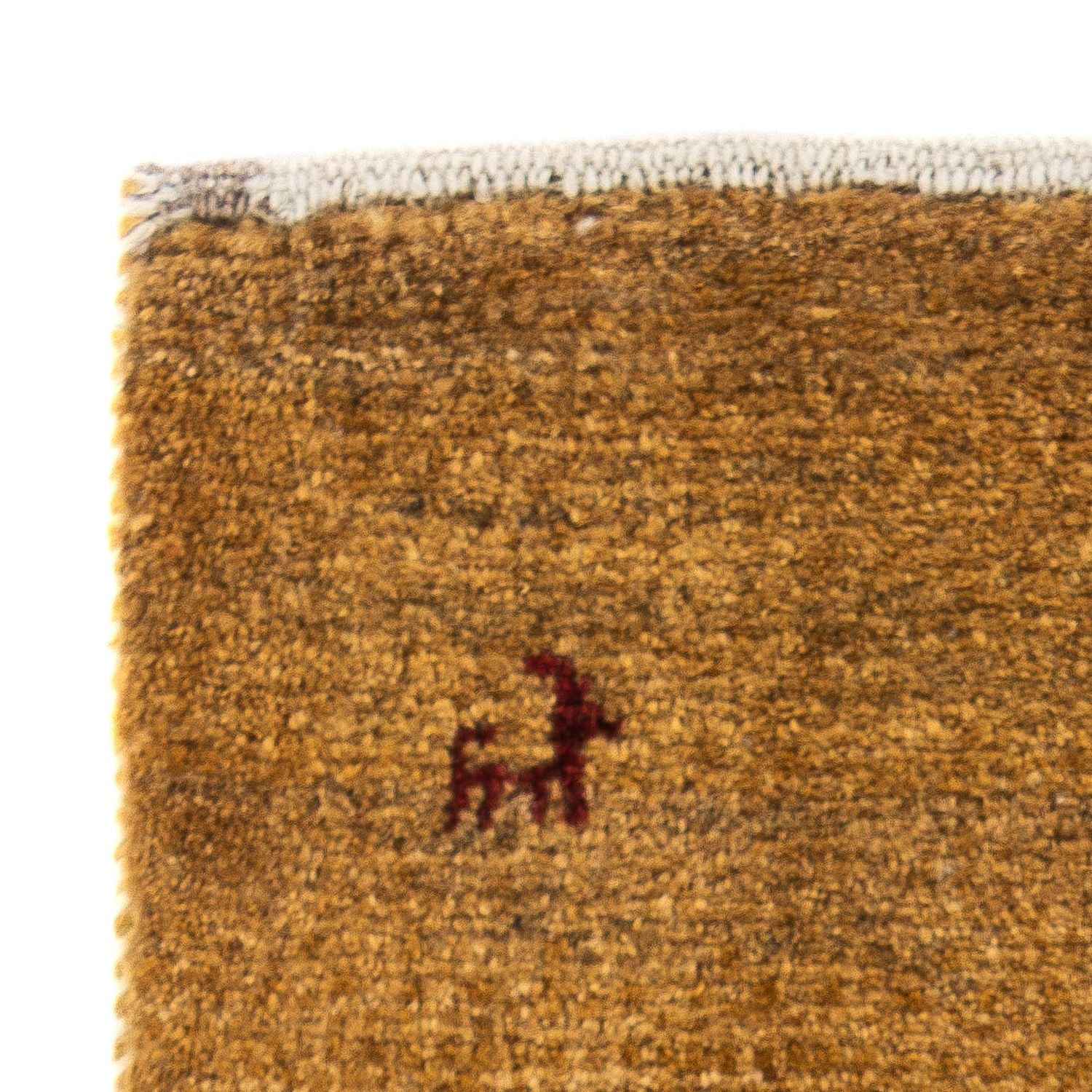 Gabbeh Teppich - Loribaft Perser 60 x 40 cm - braun