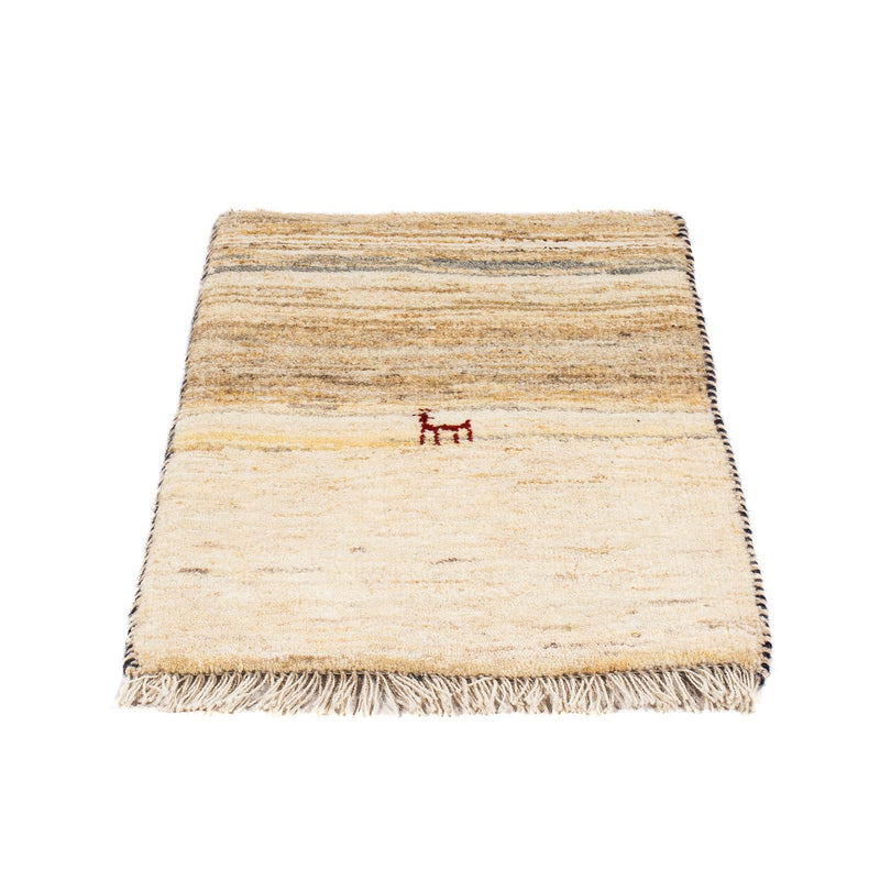 Gabbeh Teppich - Perser 60 x 40 cm - beige