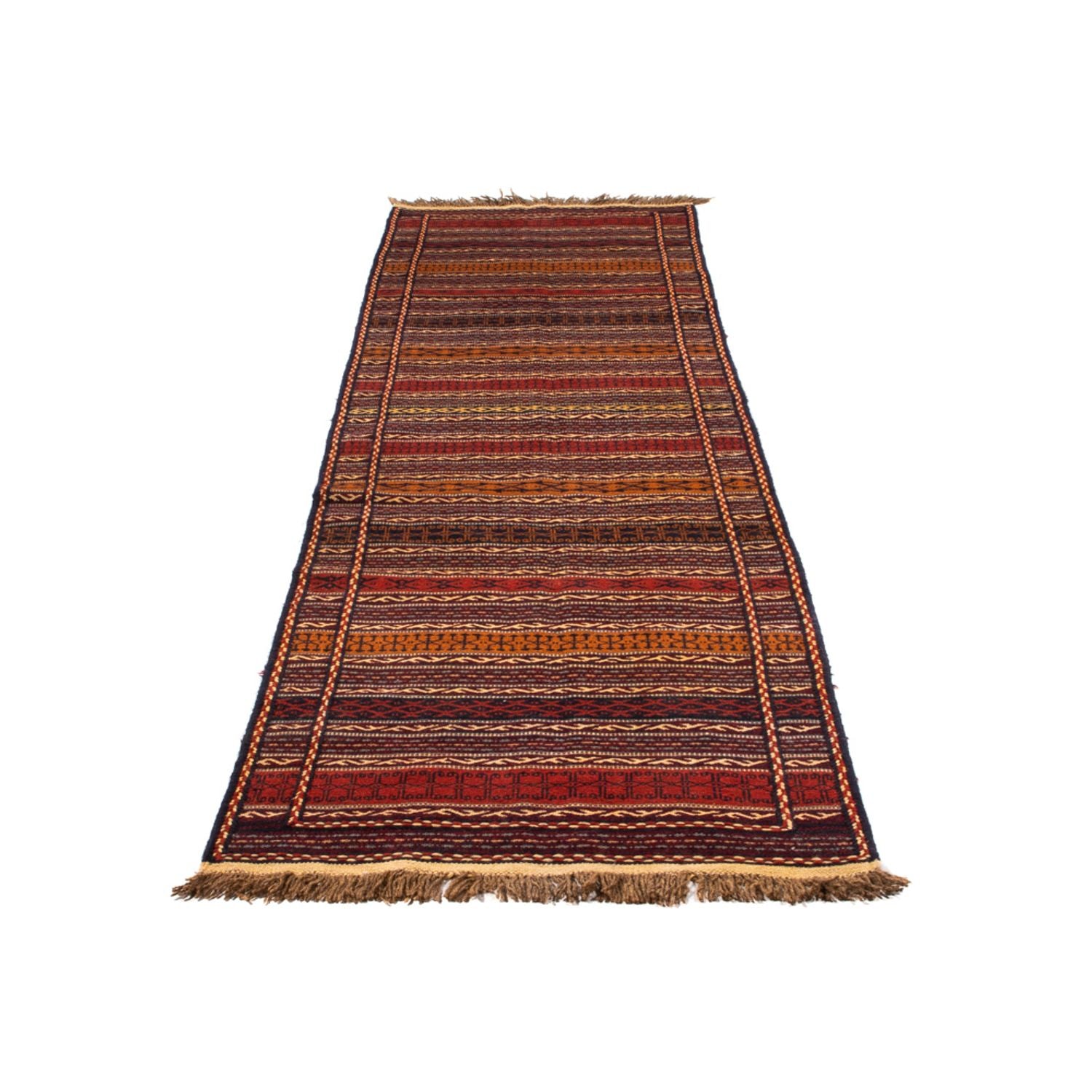 Läufer Kelim - Oriental - 305 x 80 cm - mehrfarbig