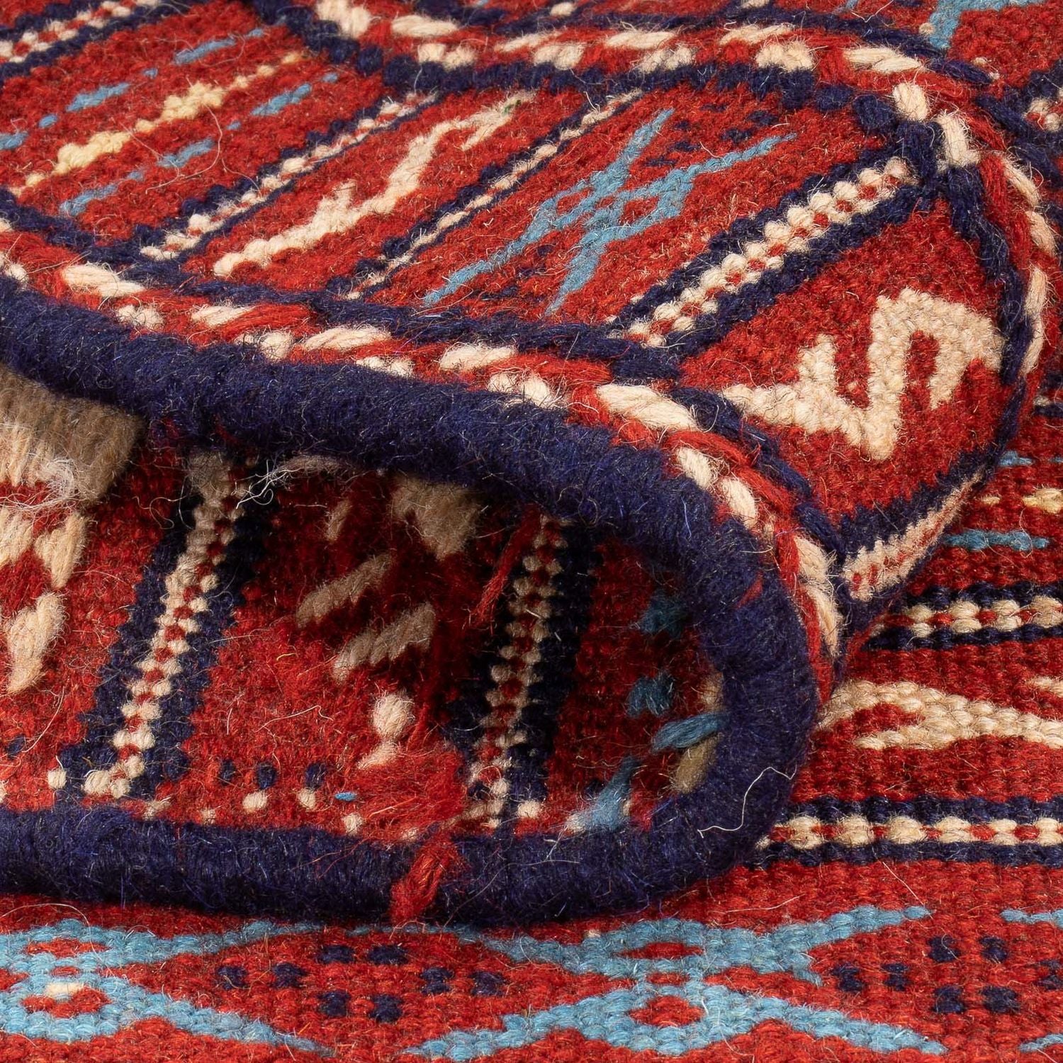 Kelim Teppich - Oriental - 150 x 100 cm - mehrfarbig