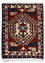 Perserteppich - Nomadic - 54 x 40 cm - mehrfarbig