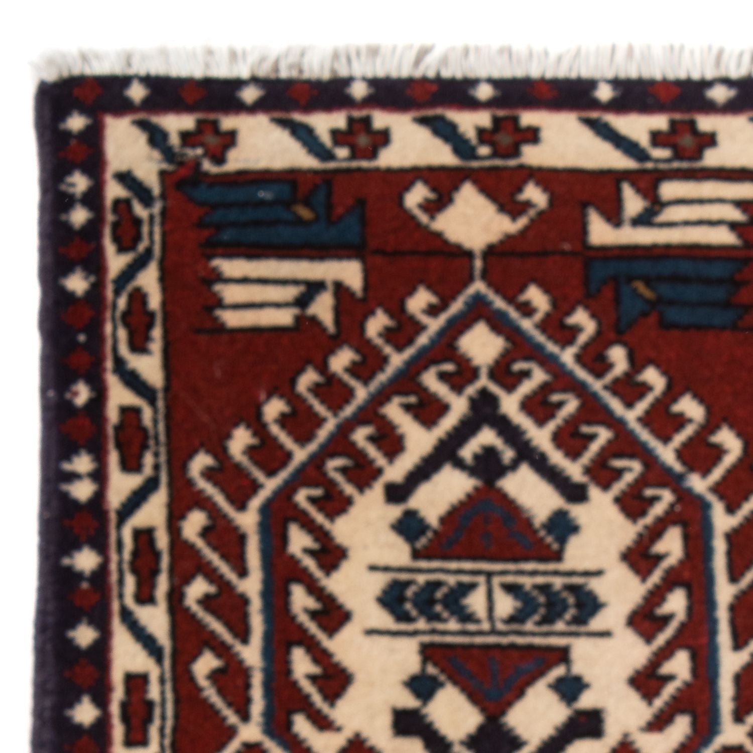Perserteppich - Nomadic - 54 x 40 cm - mehrfarbig