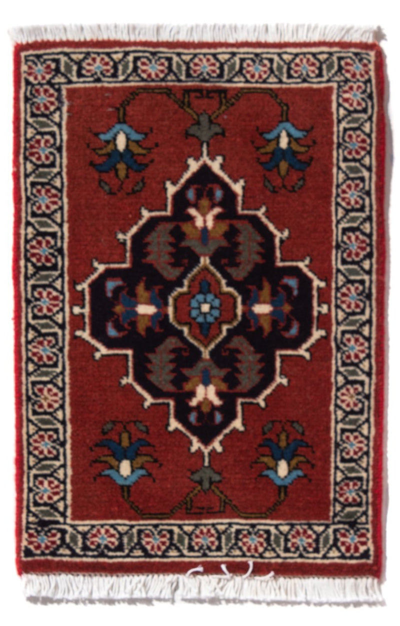 Perserteppich - Nomadic - 54 x 40 cm - mehrfarbig