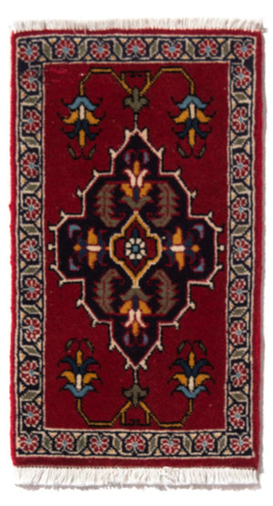 Perserteppich - Nomadic - 54 x 40 cm - mehrfarbig