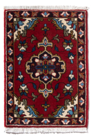 Perserteppich - Nomadic - 54 x 40 cm - mehrfarbig