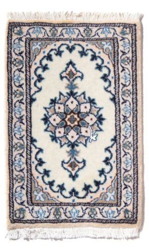 Perserteppich - Nain - 60 x 40 cm - creme
