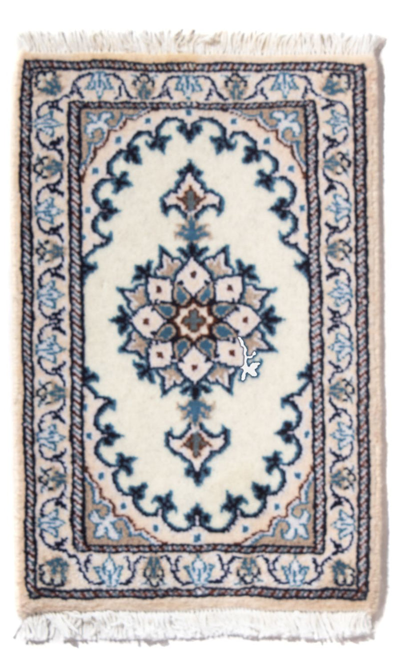 Perserteppich - Nain - 60 x 40 cm - creme