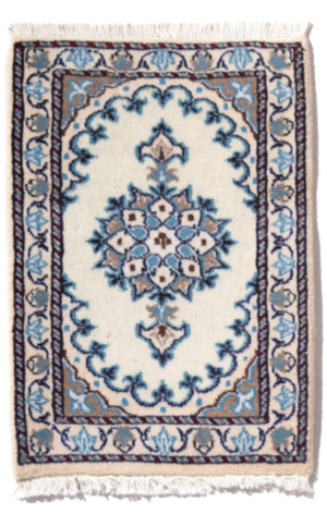 Perserteppich - Nain - 60 x 40 cm - creme