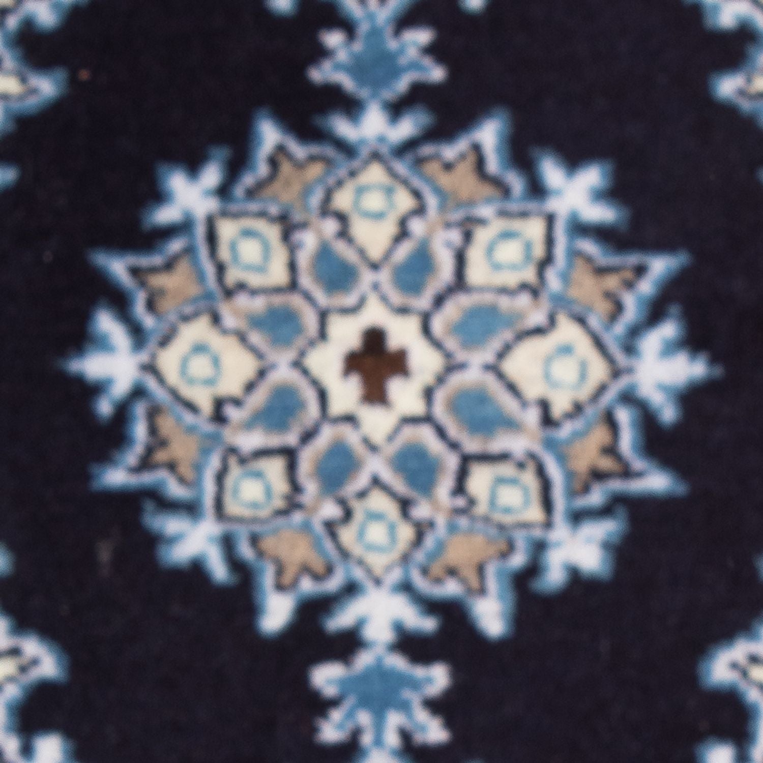 Perserteppich - Nain - 60 x 40 cm - dunkelblau