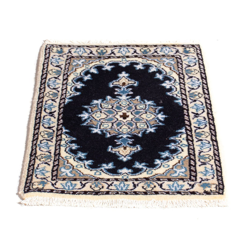 Perserteppich - Nain - 60 x 40 cm - dunkelblau