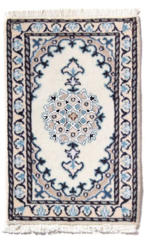 Perserteppich - Nain - 60 x 40 cm - creme
