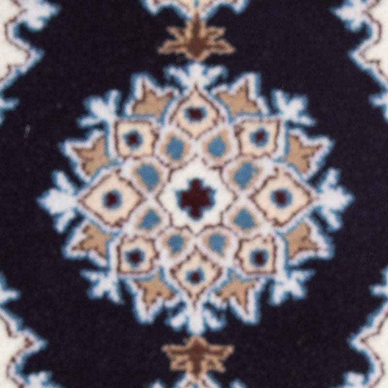 Perserteppich - Nain - 60 x 40 cm - dunkelblau