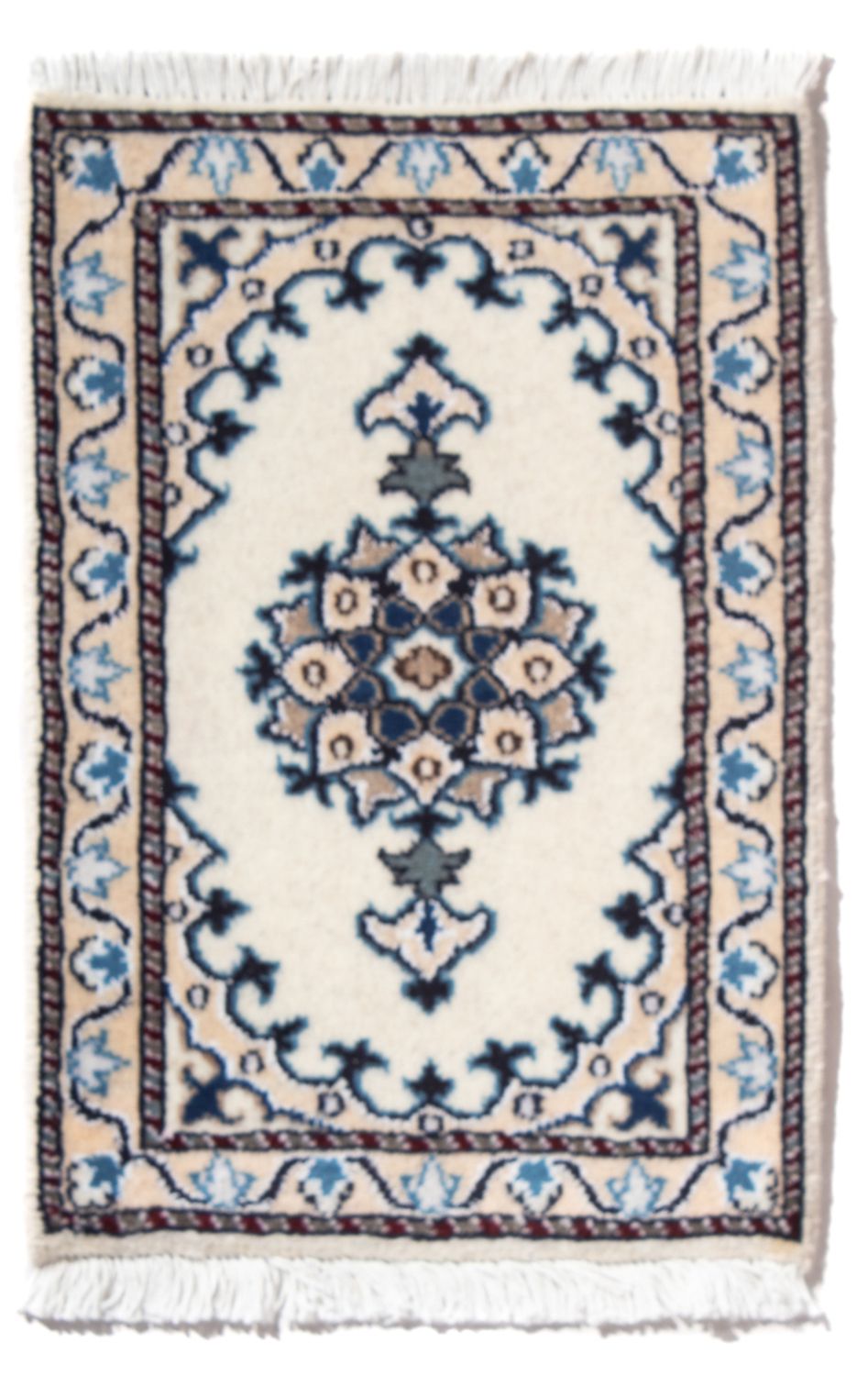 Perserteppich - Nain - 60 x 40 cm - creme