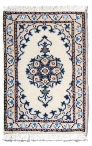 Perserteppich - Nain - 60 x 40 cm - creme