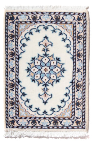 Perserteppich - Nain - 60 x 40 cm - hellblau