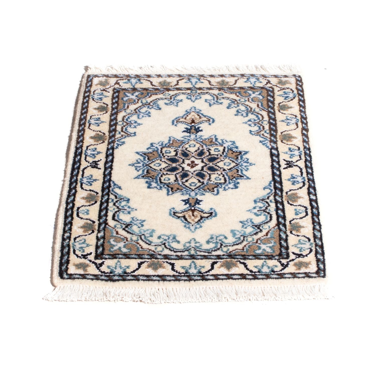 Perserteppich - Nain - 60 x 40 cm - hellblau
