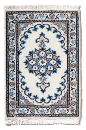 Perserteppich - Nain - 60 x 40 cm - hellblau