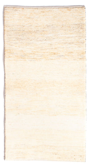 Gabbeh Teppich - Perser - 136 x 72 cm - hellbeige