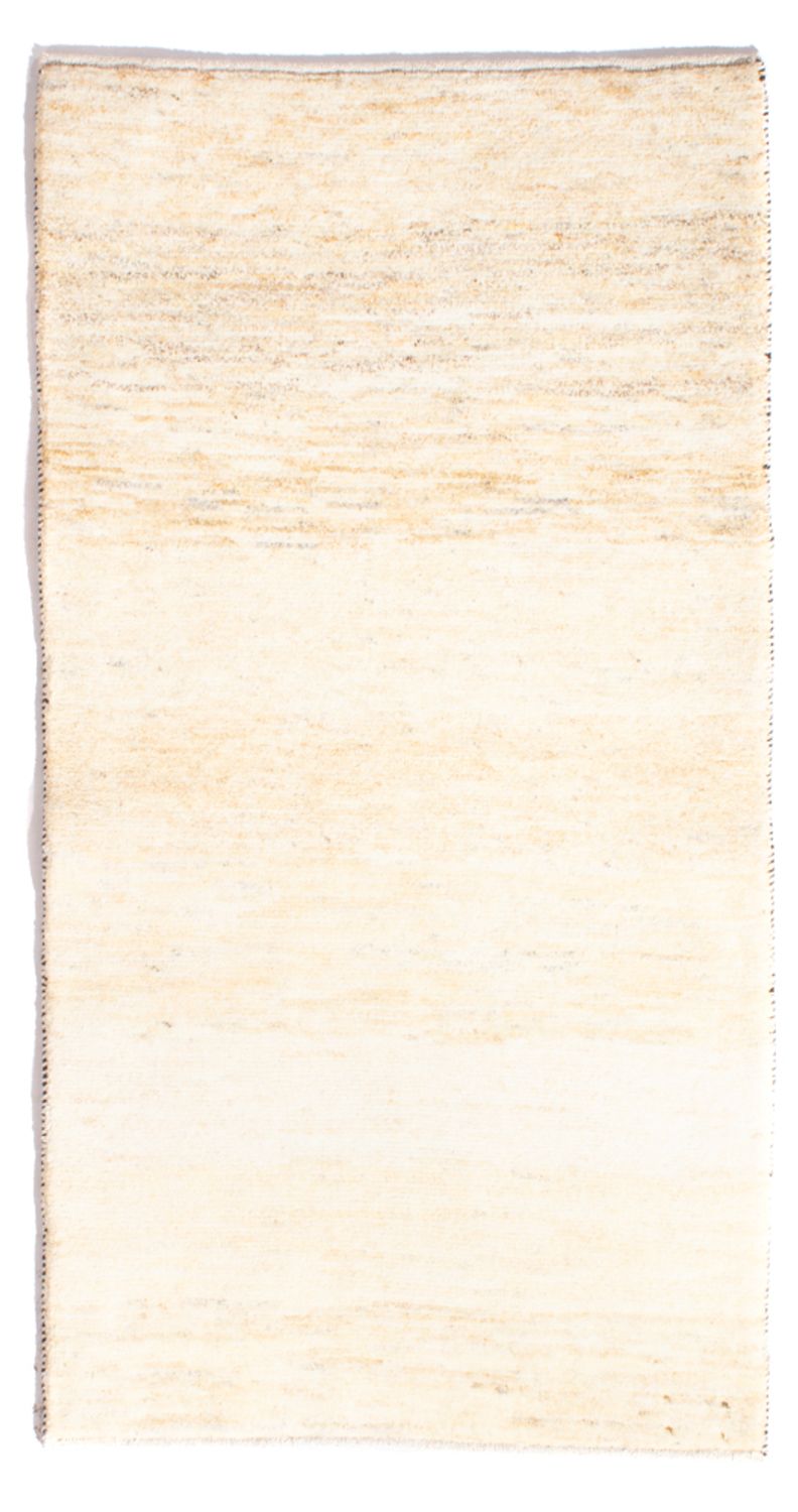 Gabbeh Teppich - Perser - 136 x 72 cm - hellbeige