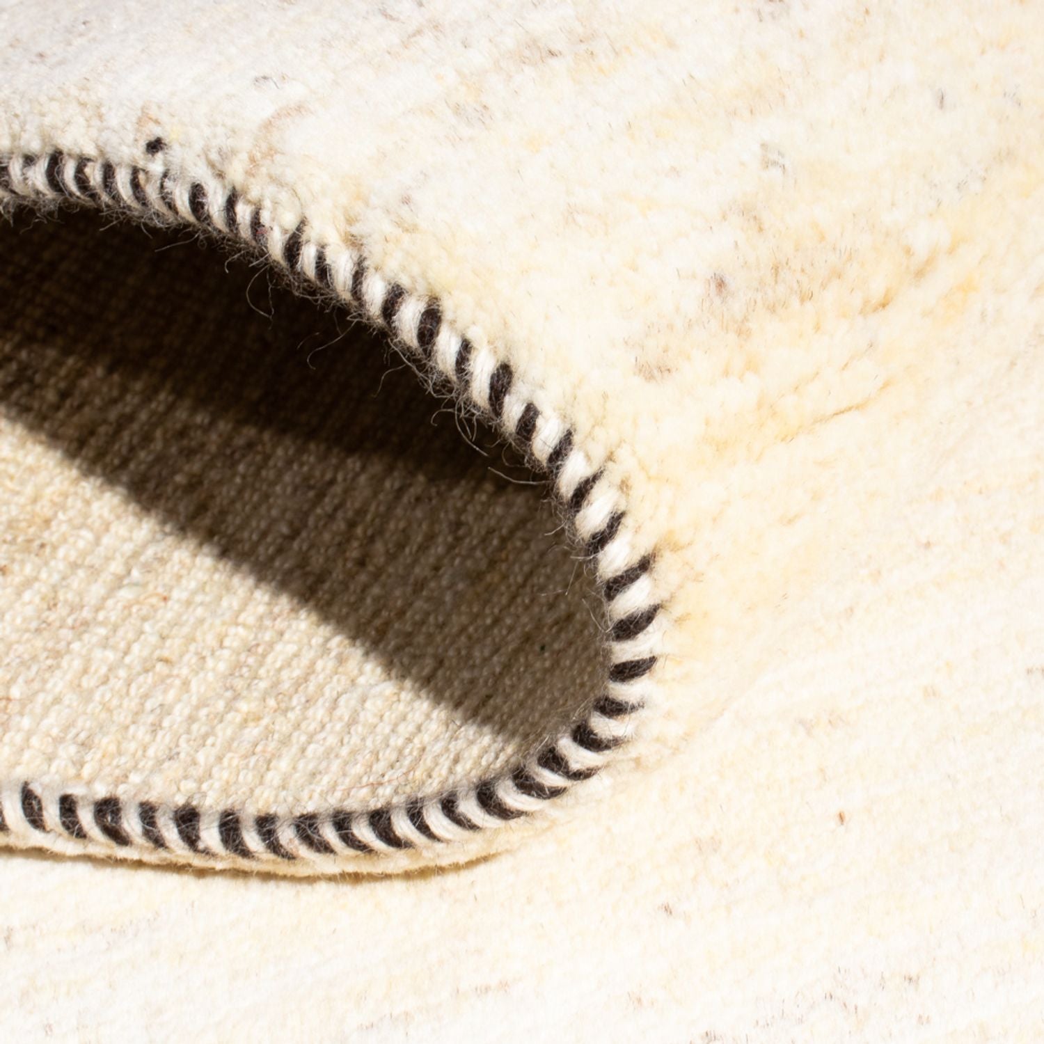 Gabbeh Teppich - Perser - 142 x 70 cm - hellbeige