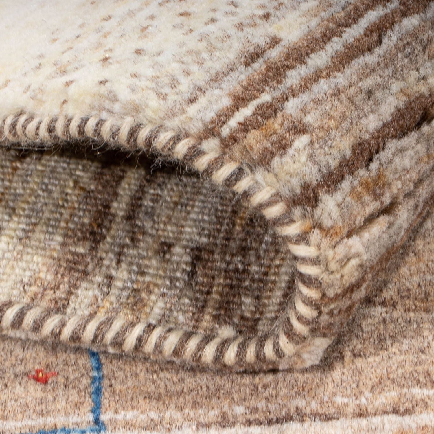 Gabbeh Teppich - Loribaft Perser - 192 x 109 cm - natur