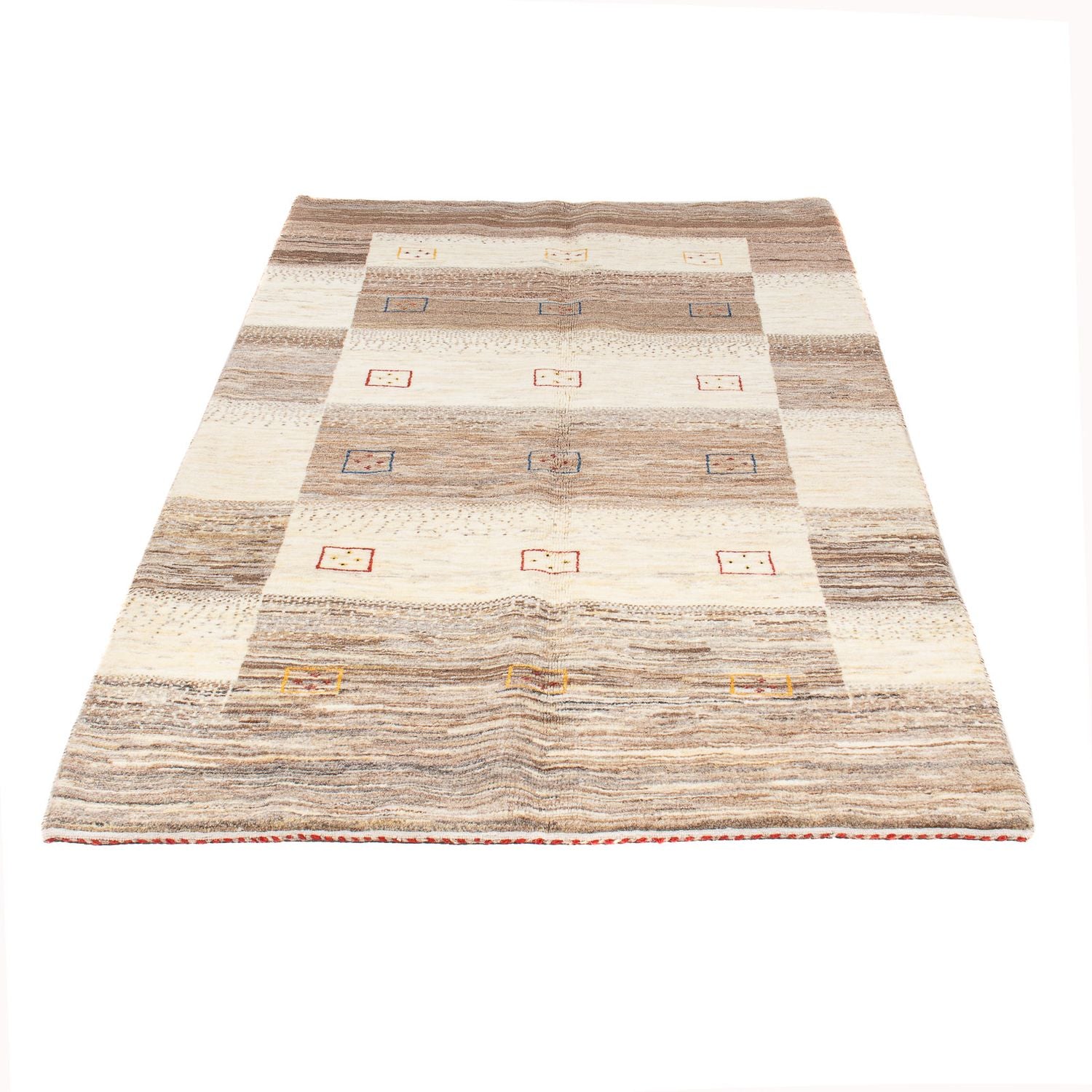 Gabbeh Teppich - Loribaft Perser - 192 x 109 cm - natur