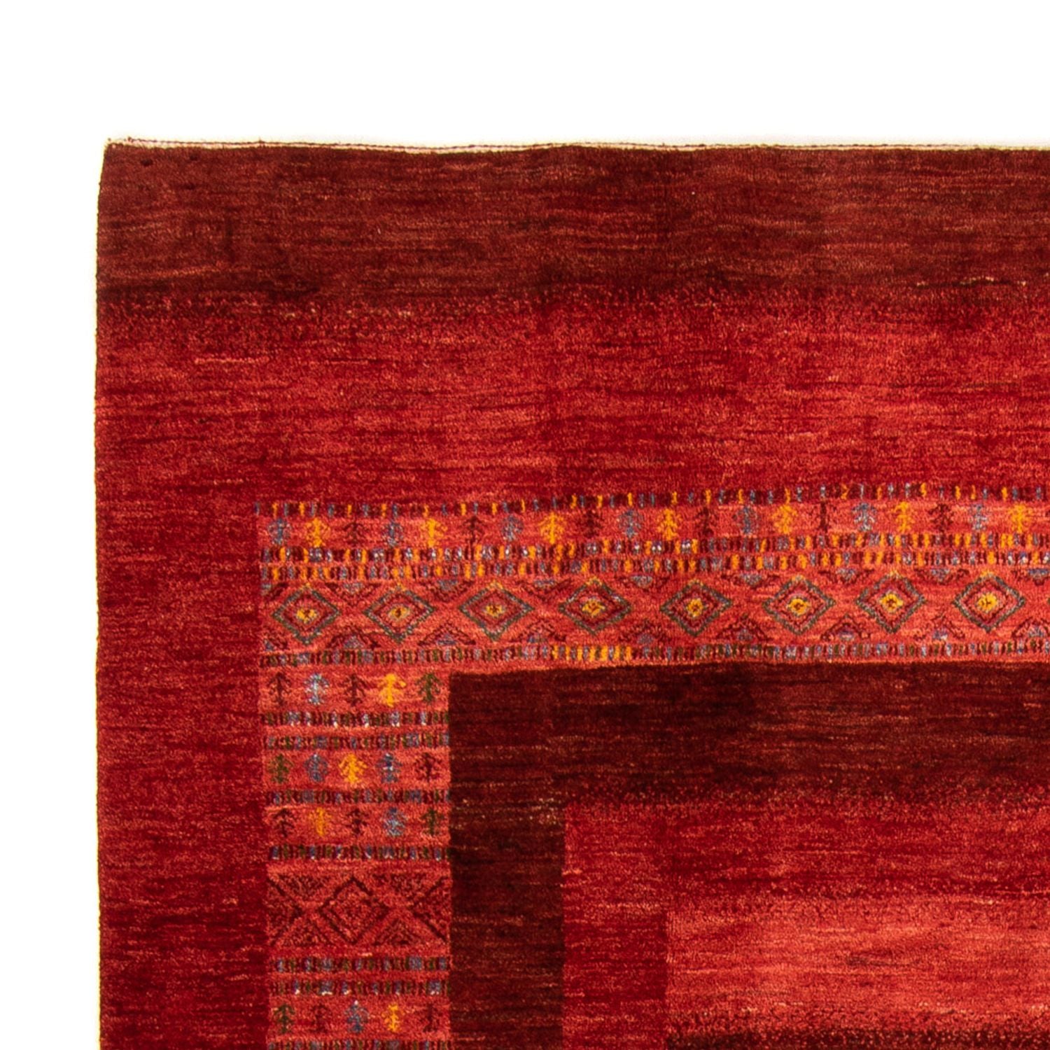 Gabbeh Teppich - Loribaft Perser - 297 x 205 cm - rot