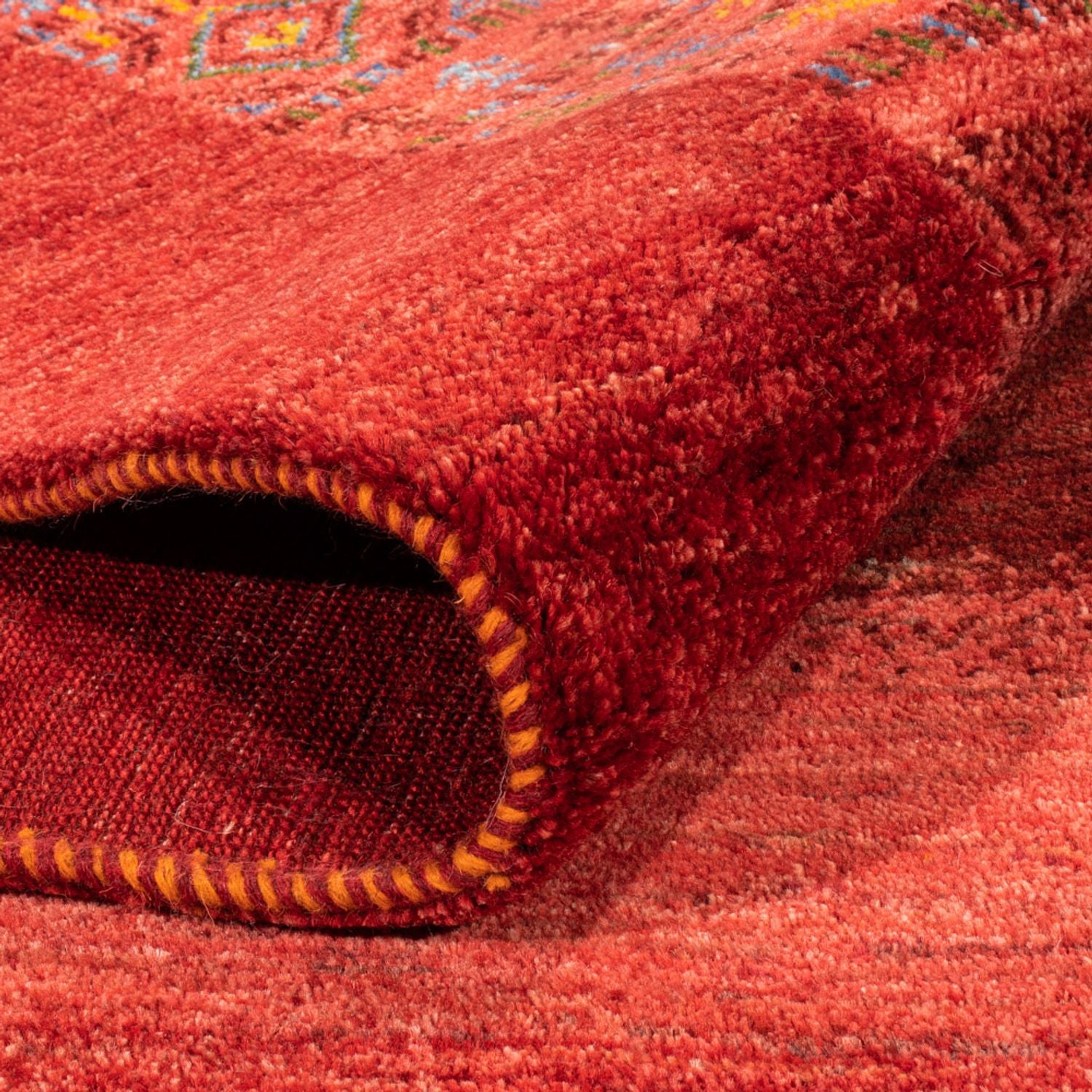 Gabbeh Teppich - Loribaft Perser - 297 x 205 cm - rot