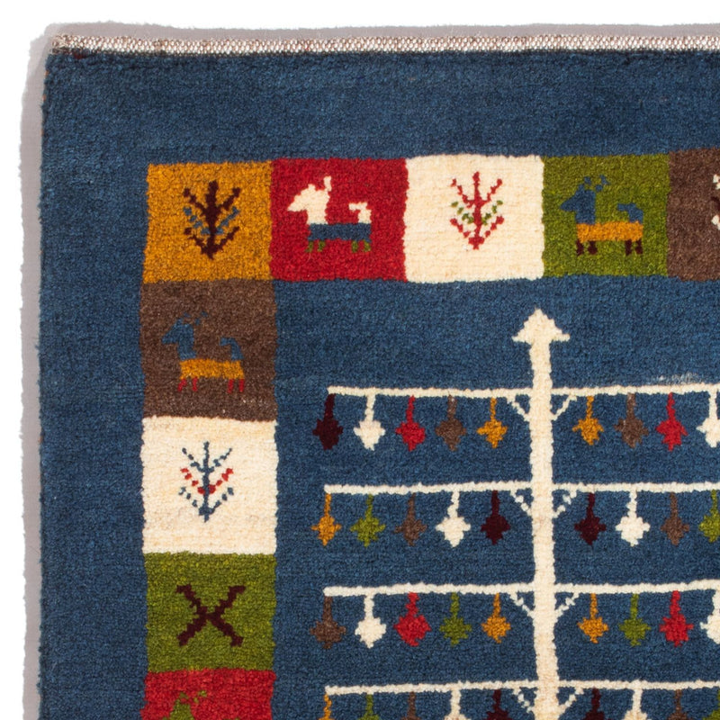 Gabbeh Teppich - Perser - 90 x 62 cm - mehrfarbig