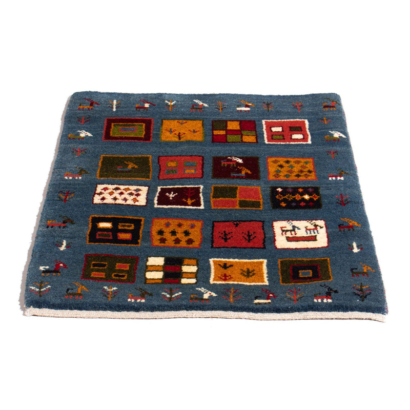 Gabbeh Teppich - Perser - 90 x 65 cm - mehrfarbig