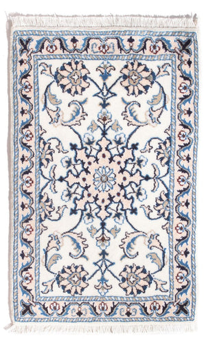 Perserteppich - Nain - 90 x 60 cm - creme