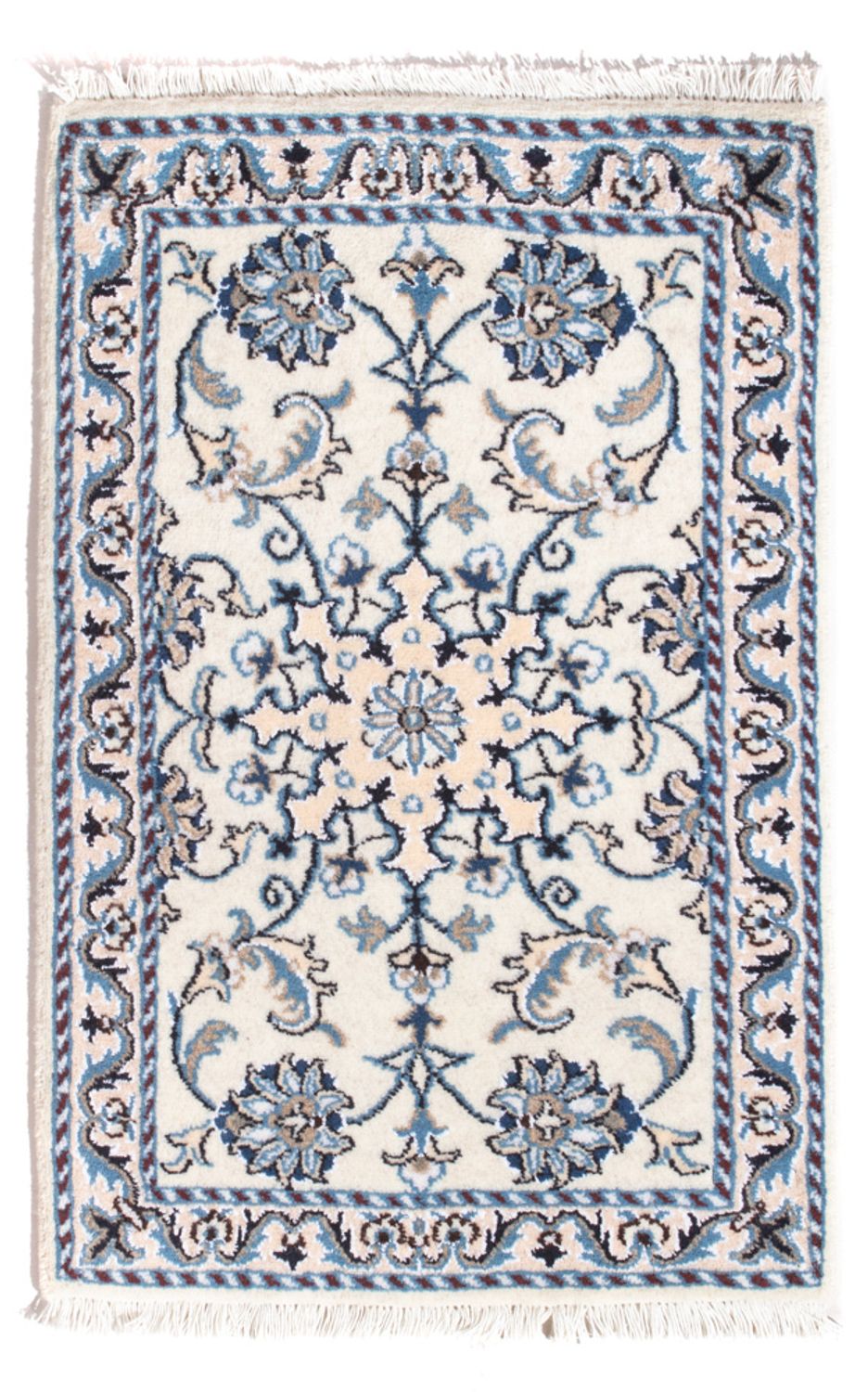 Perserteppich - Nain - 90 x 60 cm - creme