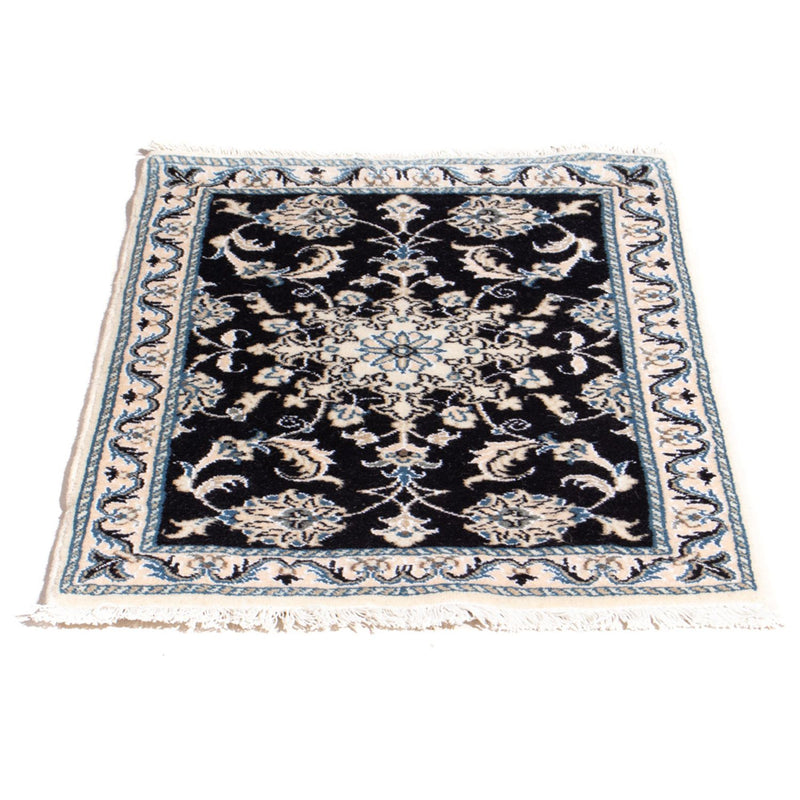Perserteppich - Nain - 90 x 60 cm - dunkelblau