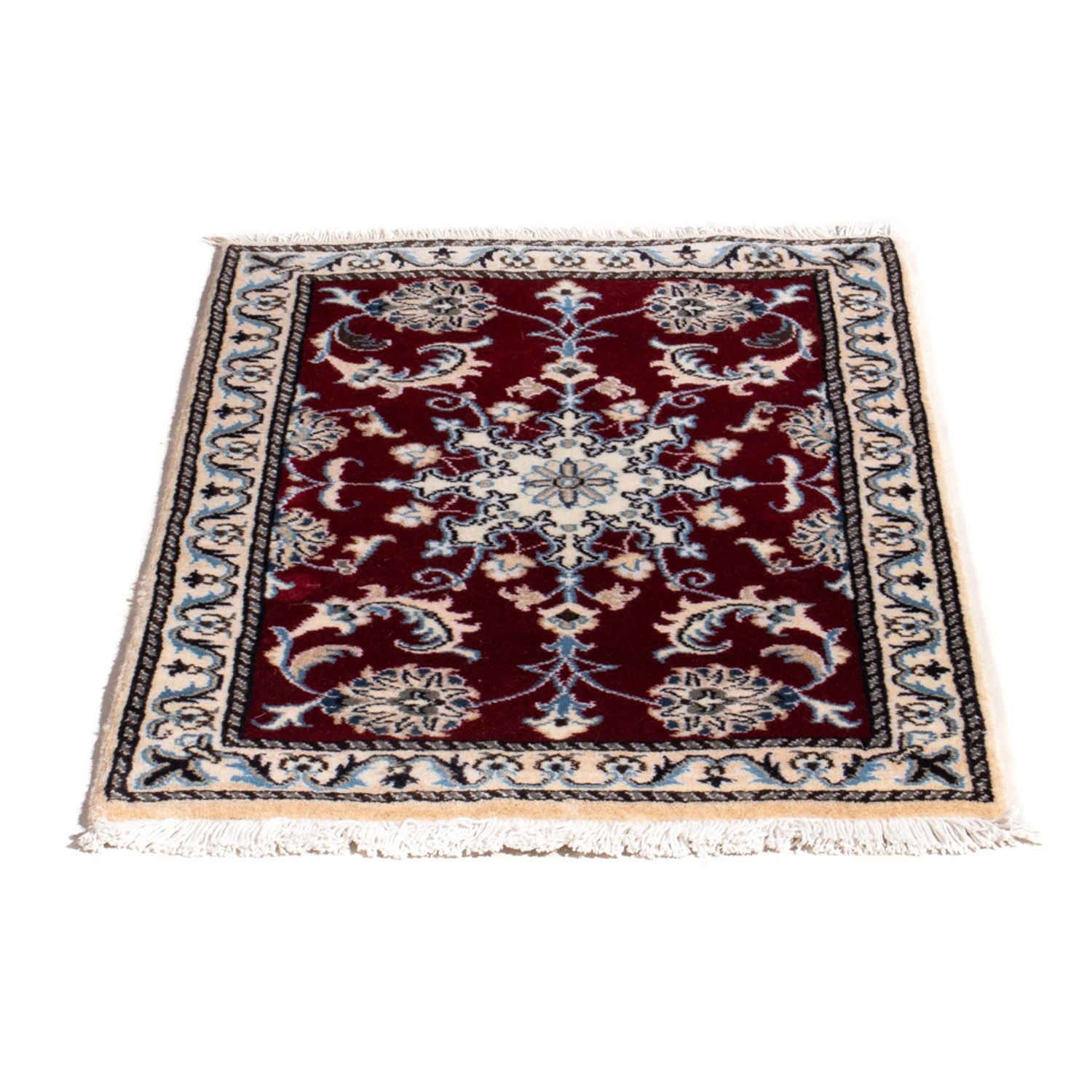 Perserteppich - Nain - 90 x 60 cm - rot