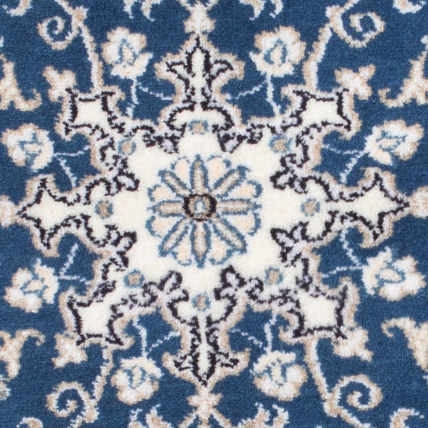Perserteppich - Nain - 90 x 60 cm - blau