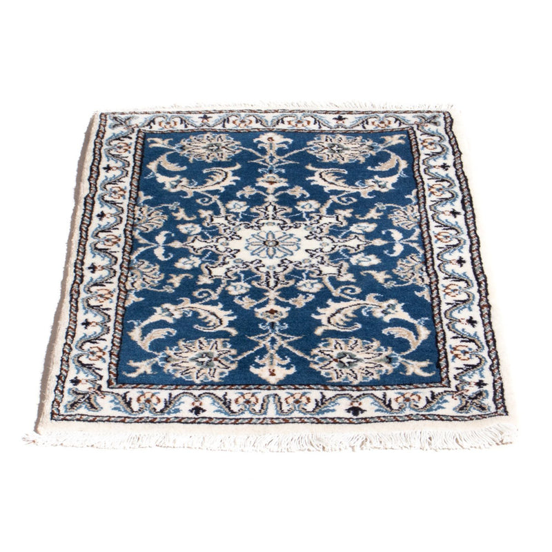 Perserteppich - Nain - 90 x 60 cm - blau