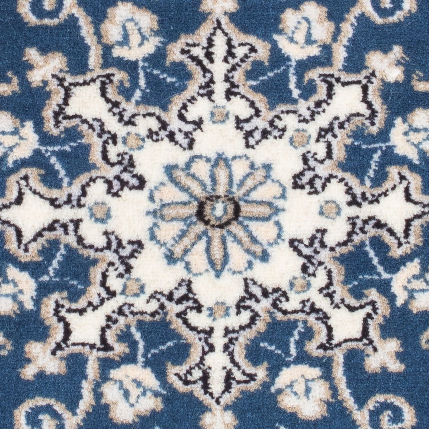 Perserteppich - Nain - 90 x 60 cm - blau
