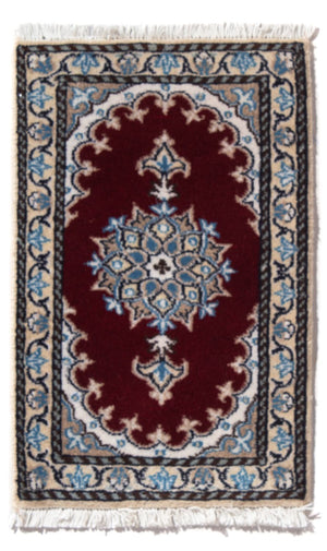 Perserteppich - Nain - 60 x 40 cm - rot