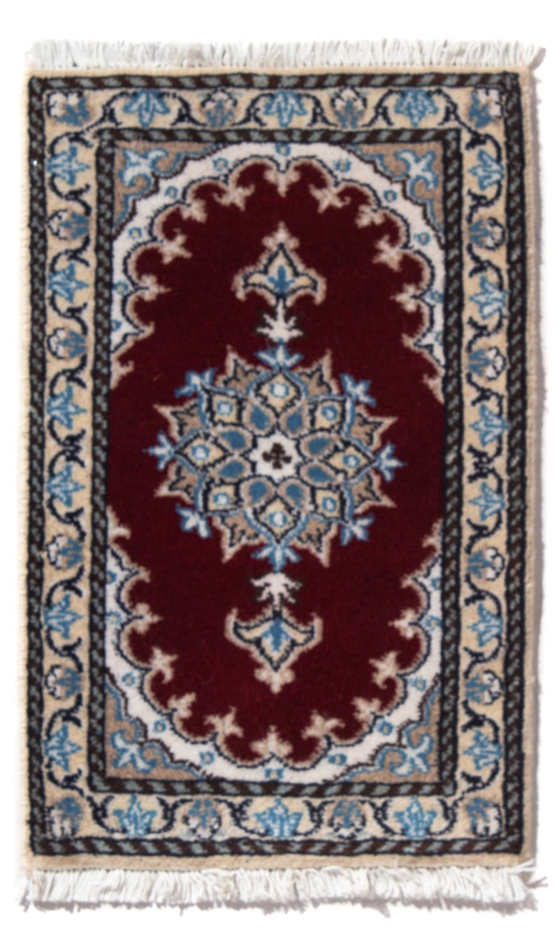 Perserteppich - Nain - 60 x 40 cm - rot