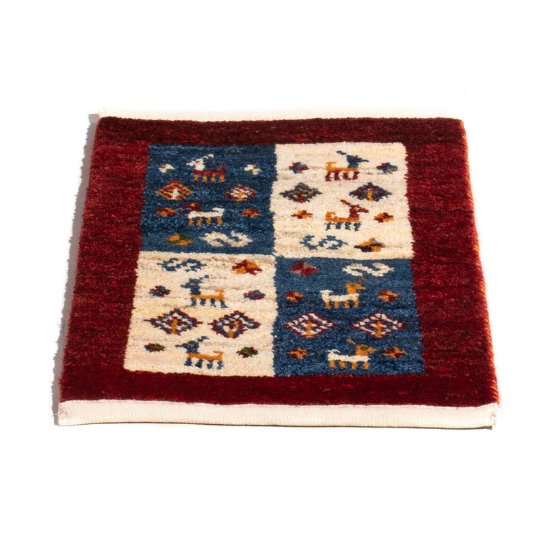 Gabbeh Teppich - Perser - 60 x 40 cm - mehrfarbig