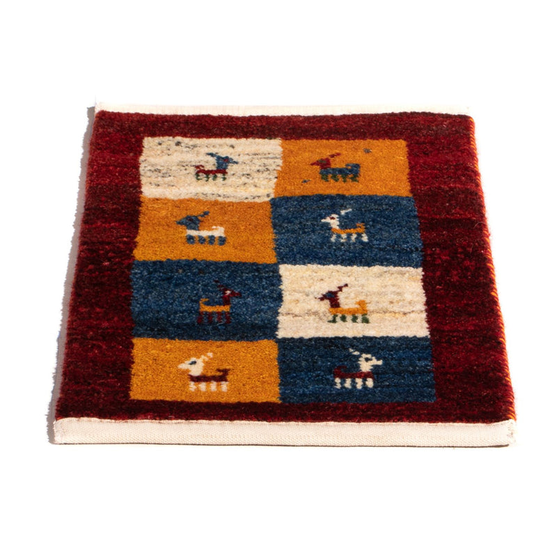 Gabbeh Teppich - Perser - 60 x 40 cm - mehrfarbig