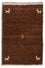 Gabbeh Teppich - Perser - 60 x 40 cm - dunkelcamel