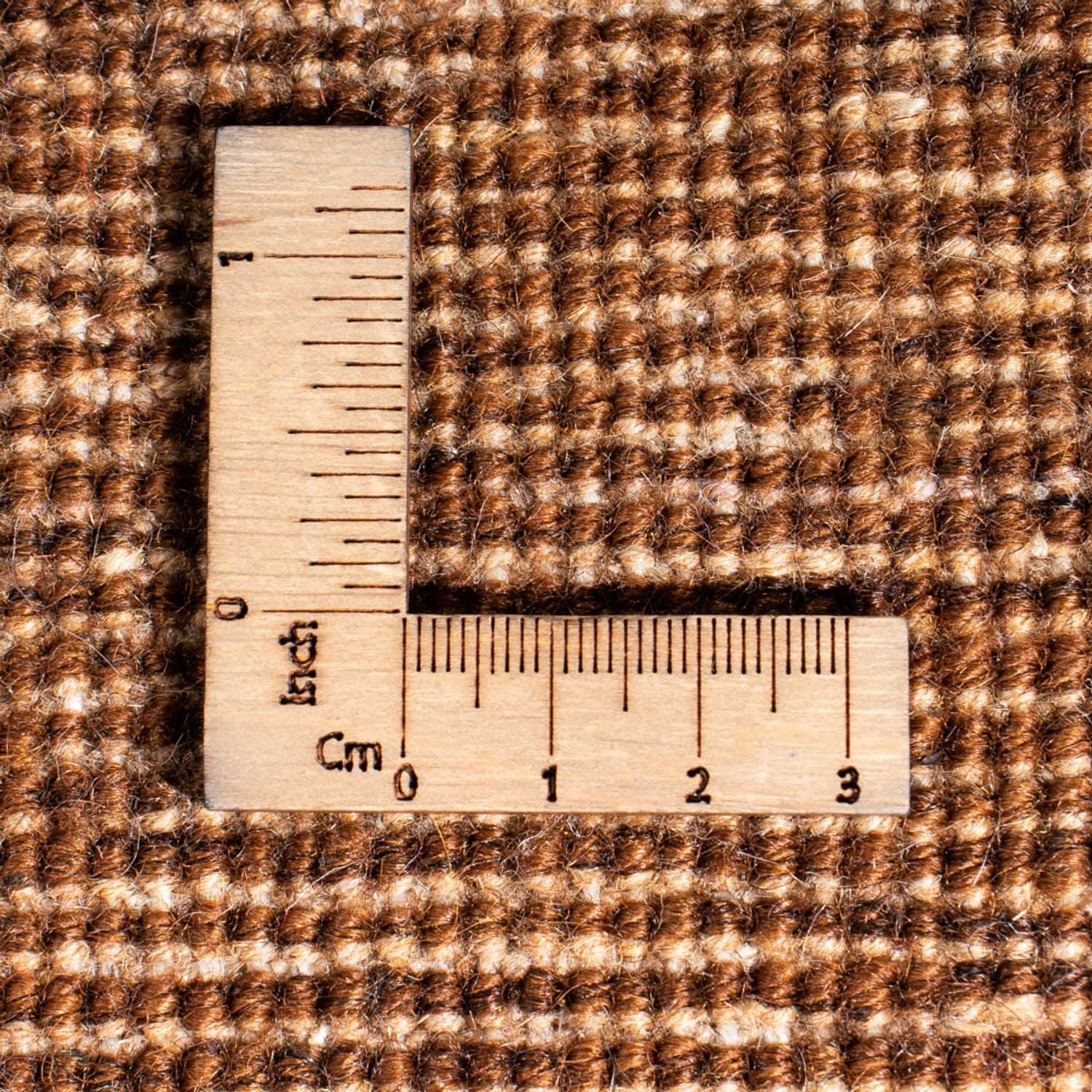 Gabbeh Teppich - Perser - 60 x 40 cm - dunkelcamel