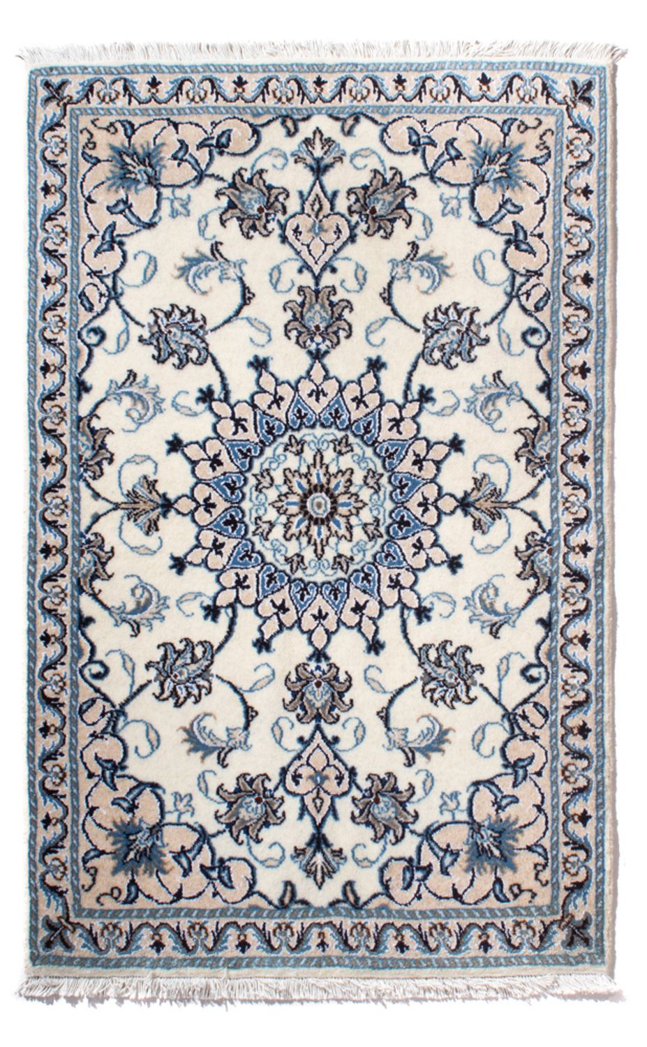 Perserteppich - Nain - 139 x 88 cm - creme