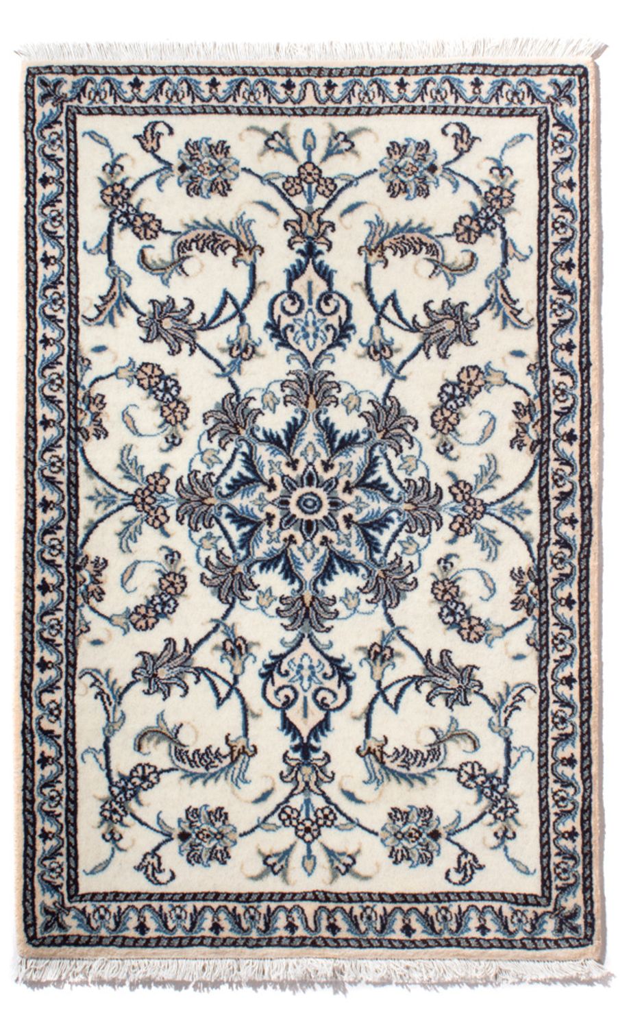 Perserteppich - Nain - 139 x 88 cm - creme