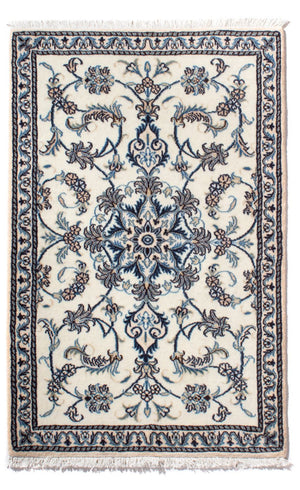 Perserteppich - Nain - 139 x 88 cm - creme
