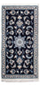 Perserteppich - Nain - 136 x 68 cm - dunkelblau